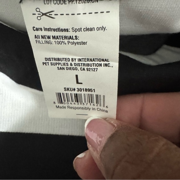 Bootique Striped Pet Prisoner Costume - Picture 4 of 5